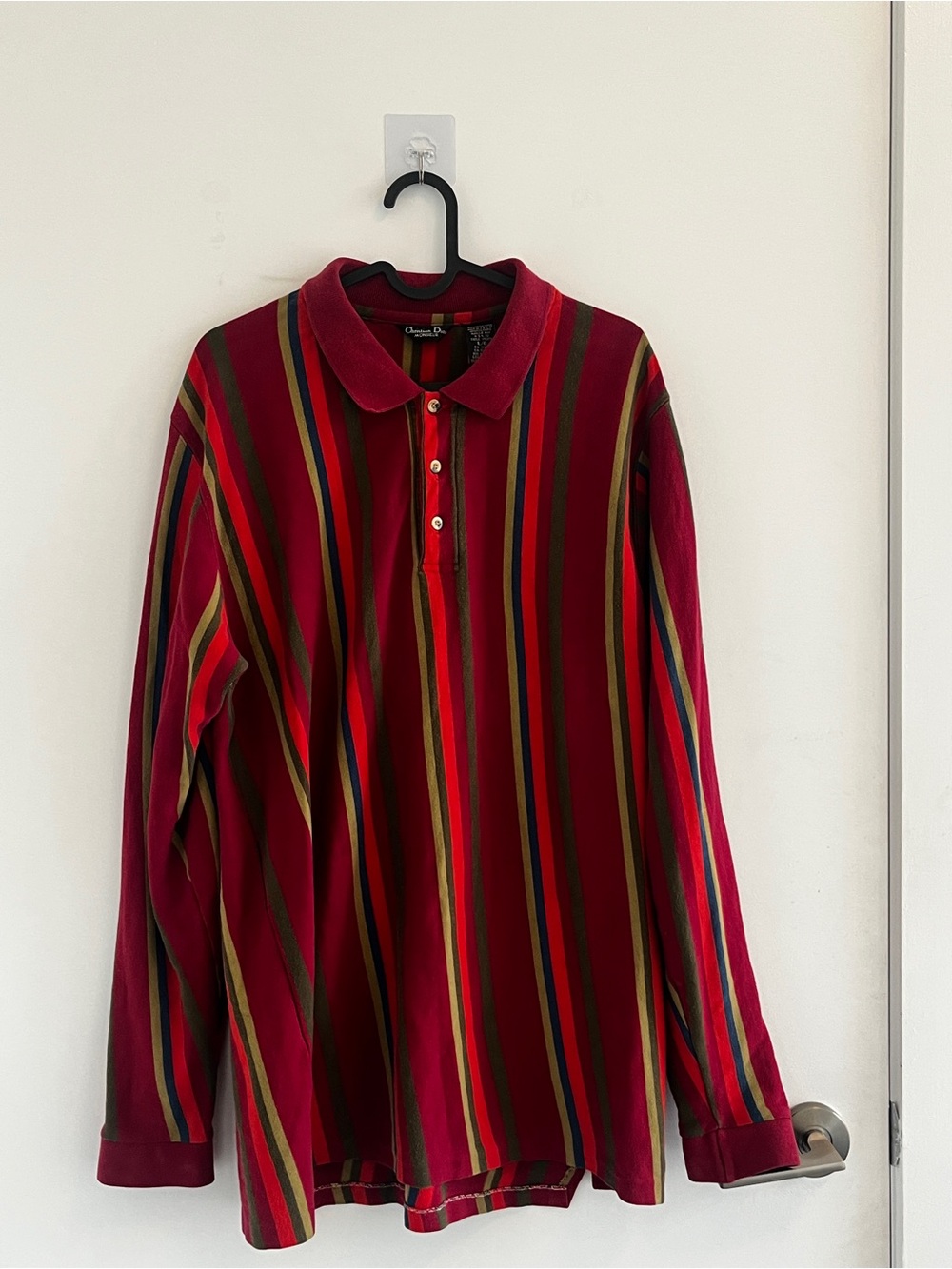 Christian Dior Long Sleeve Polo Shirt